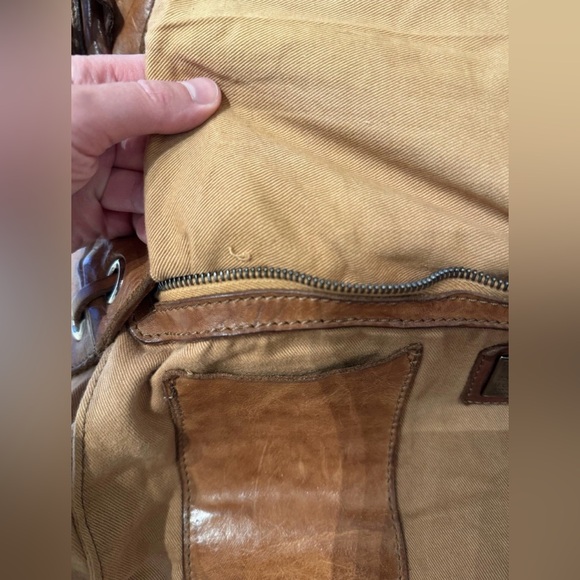 Campomaggi Teodorano Cognac Leather Big Backpack with Studs "Diamante" $925 USD - Picture 14 of 16